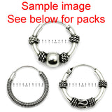 Multipacks - Sterling Silver Hoops