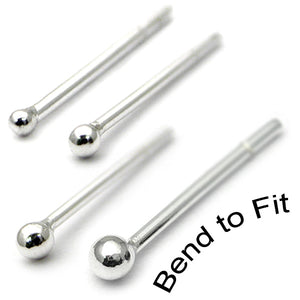 Silver Nose Studs ST4, ST5, ST6, ST7