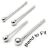 Silver Nose Studs ST4, ST5, ST6, ST7