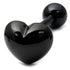 Black Steel Barbell with Black Steel Heart 1.6mm