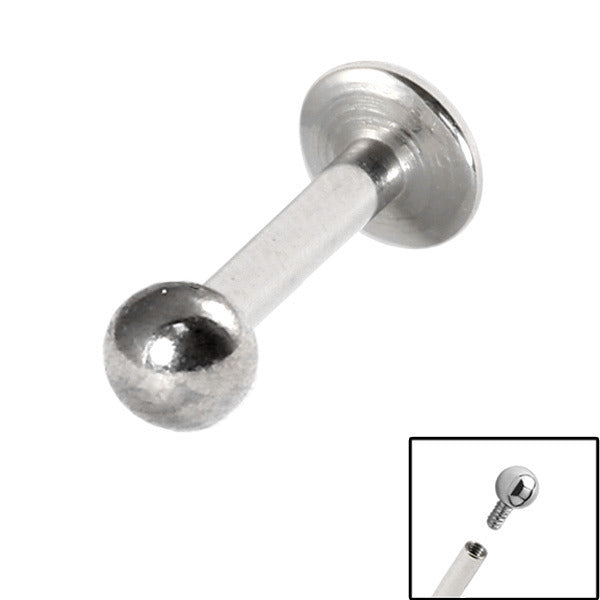 Titanium Internally Threaded Labrets 1.6mm – TDi Body Jewellery