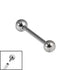 Titanium Internally Threaded Micro Barbells 1.2mm