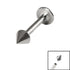 Titanium Internally Threaded Labrets 1.2mm - Coned