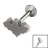 Titanium Internally Threaded Labrets 1.2mm - Bat