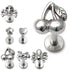 Steel Labret with Cast Steel Attachment 1.2mm