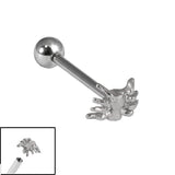 Titanium Internally Threaded Micro Barbells 1.2mm - Spider