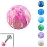 Synthetic Opal Threaded Balls 1.2mm