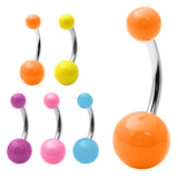 Acrylic Neon Belly Bar