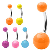 Acrylic Neon Belly Bar