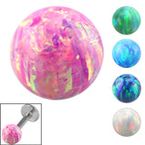 Synthetic Opal Threaded Balls 1.6mm