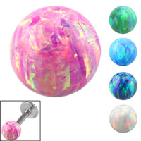 Synthetic Opal Threaded Balls 1.6mm