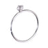 Sterling Silver Hoops - Claw-set Jewelled Nose ring H143