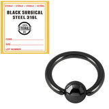 Sterile Black Steel BCR