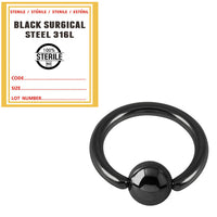 Sterile Black Steel BCR