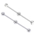 Steel Mid Bar Multi-Gem Industrial Scaffold Barbells IND51