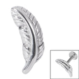 Steel Threaded Attachment - 1.2mm and 1.6mm Cast Steel Quill Feather