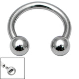 Titanium Internally Threaded Circular Barbells (CBB) (Horseshoes) 1.6mm