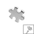 Steel Jigsaw Piece for Internal Thread shafts in 1.2mm