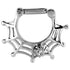 Steel Spider Web Clicker Ring