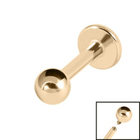 Zircon Titanium Internally Threaded Mini Ball Labrets 1.2mm