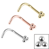Steel Trinity Nose Stud