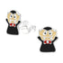Sterling Silver Dracula Vampire Ear Stud Earrings