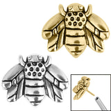 Steel Threadless (Bend fit) Steel Honey Bee