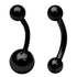 Black Steel Curved Bars 1.6mm