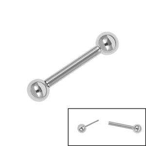 Titanium Threadless Barbell 1.2mm