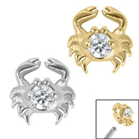 Steel Jewelled Crab for Internal Thread shafts in 1.2mm