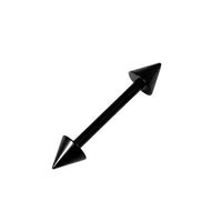 Black Steel Coned Barbell 1.6mm 6-28mm