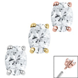 Steel Claw Set Jewelled Oval for Internal Thread shafts in 1.2mm