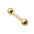 Gold Plated Titanium Micro Bars 1.2mm