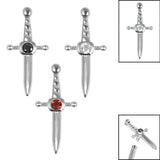 Steel Mini Jewelled Dagger for Internal Thread shafts in 1.2mm