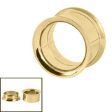 Gold Plated Steel Internal Thread Double Flared Eyelet
