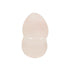Rose Quartz Stone Double Flared Teardrop Plug
