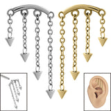 Steel 4 Cone Cascade Chain  for Internal Thread shafts in 1.2mm