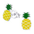 Sterling Silver Pineapple Ear Stud Earrings