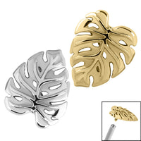 Steel Monstera Leaf for Internal Thread shafts in 1.2mm