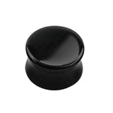 Black Onyx Stone Double Flared Tapered Plug
