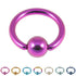 Titanium BCR with Titanium Ball 1.2mm gauge