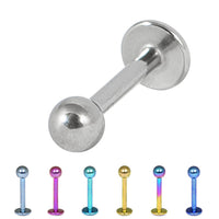 Titanium Labrets 1.2mm with 3mm balls