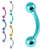 Titanium Micro Curved Barbell 1.2mm