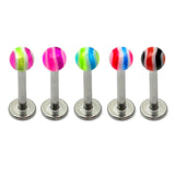 Acrylic Wave Labrets 1.2mm